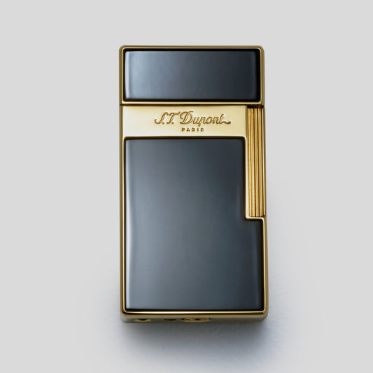 Li Biggy Diamond Black Lacquer / Golden Cigar Lighter | S.T. Dupont Accessory | Cigar Lighter | Migratory HK | 雪茄香港 | Cigar HK