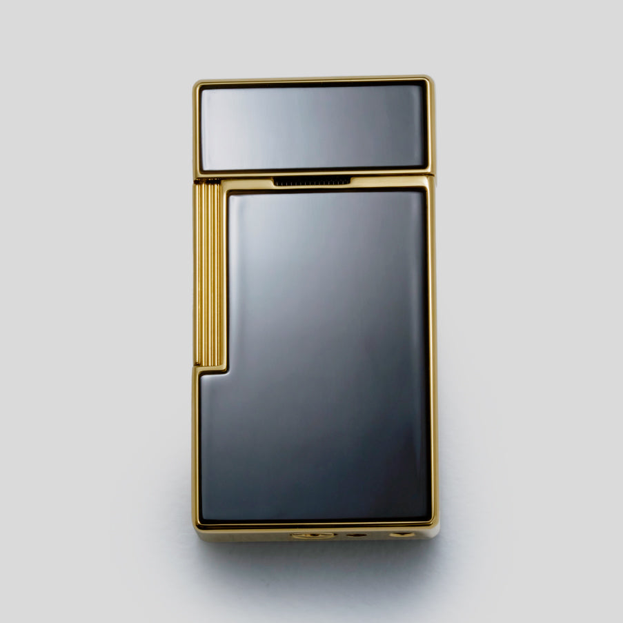 Li Biggy Diamond Black Lacquer / Golden Cigar Lighter | S.T. Dupont Accessory | Cigar Lighter | Migratory HK | 雪茄香港 | Cigar HK