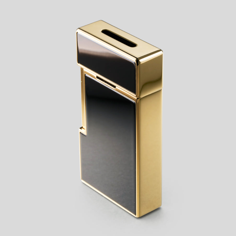 Li Biggy Diamond Black Lacquer / Golden Cigar Lighter | S.T. Dupont Accessory | Cigar Lighter | Migratory HK | 雪茄香港 | Cigar HK