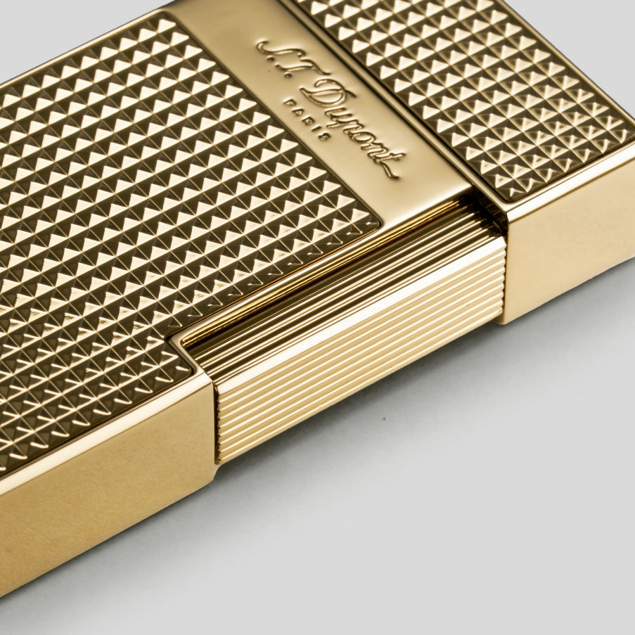 Li Biggy Diamond Head Golden Cigar Lighter | S.T. Dupont Accessory | Cigar Lighter | Migratory HK | 雪茄香港 | Cigar HK