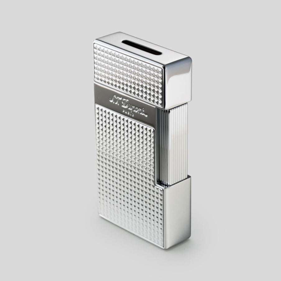 Li Biggy Diamond Head Chrome Cigar Lighter | S.T. Dupont Accessory | Cigar Lighter | Migratory HK | 雪茄香港 | Cigar HK