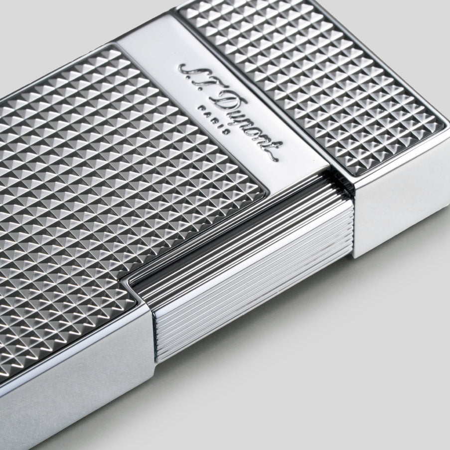 Li Biggy Diamond Head Chrome Cigar Lighter | S.T. Dupont Accessory | Cigar Lighter | Migratory HK | 雪茄香港 | Cigar HK
