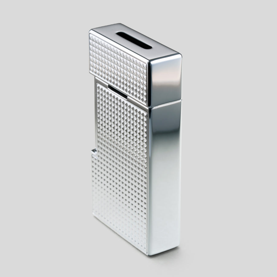 Li Biggy Diamond Head Chrome Cigar Lighter | S.T. Dupont Accessory | Cigar Lighter | Migratory HK | 雪茄香港 | Cigar HK