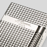 Li LE Grand Cling Diamond Head Silver Lighter | S.T. Dupont Accessory | Cigar Lighter | Migratory HK | 雪茄香港 | Cigar HK