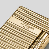 Li LE Grand Cling Diamond Head Yellow Gold Lighter | S.T. Dupont Accessory | Cigar Lighter | Migratory HK | 雪茄香港 | Cigar HK