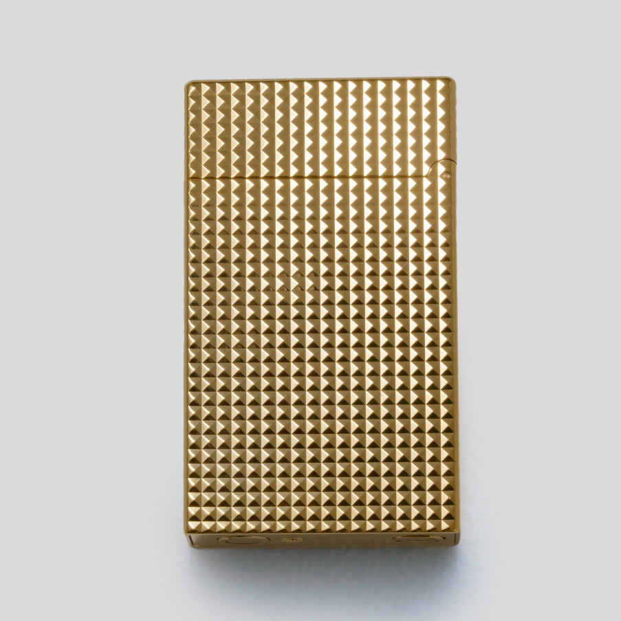 Li LE Grand Cling Diamond Head Yellow Gold Lighter | S.T. Dupont Accessory | Cigar Lighter | Migratory HK | 雪茄香港 | Cigar HK