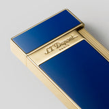 Li Slimmy Blue Lacquer / Golden Cigar Lighter | S.T. Dupont Accessory | Cigar Lighter | Migratory HK | 雪茄香港 | Cigar HK