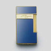Li Slimmy Blue Lacquer / Golden Cigar Lighter | S.T. Dupont Accessory | Cigar Lighter | Migratory HK | 雪茄香港 | Cigar HK