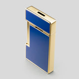 Li Slimmy Blue Lacquer / Golden Cigar Lighter | S.T. Dupont Accessory | Cigar Lighter | Migratory HK | 雪茄香港 | Cigar HK