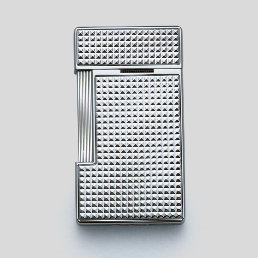 Li Slimmy Diamond Head Chrome Cigar Lighter | S.T. Dupont Accessory | Cigar Lighter | Migratory HK | 雪茄香港 | Cigar HK