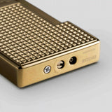 Li Slimmy Diamond Head Golden Cigar Lighter