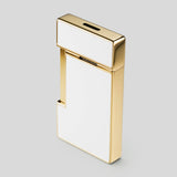 Li Slimmy White Lacquer / Golden Cigar Lighter | S.T. Dupont Accessory | Cigar Lighter | Migratory HK | 雪茄香港 | Cigar HK