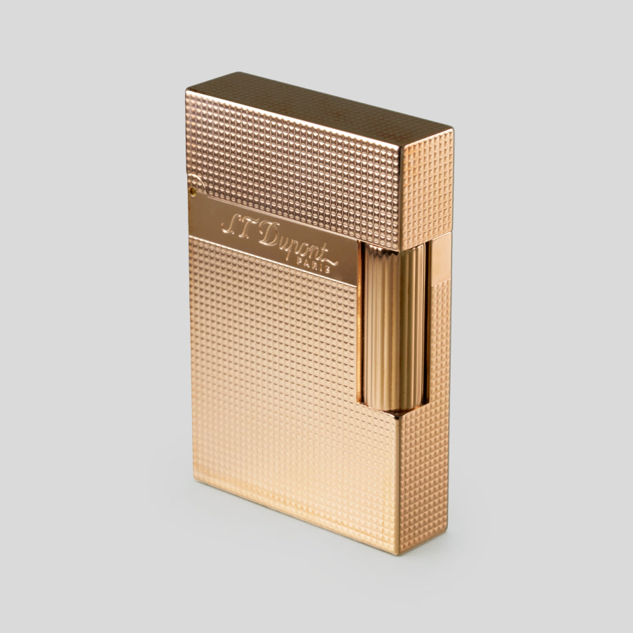 Ligne Line 2 Small Microdiam Rose Gold Lighter | S.T. Dupont Accessory | Cigar Lighter | Migratory HK | 雪茄香港 | Cigar HK