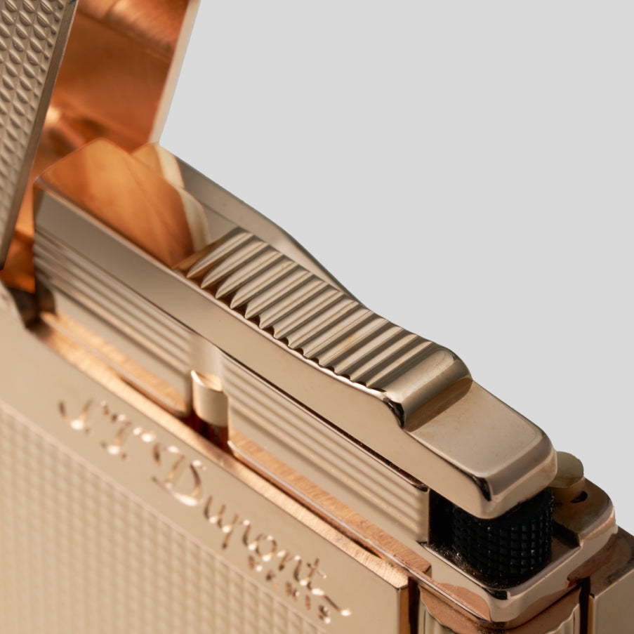 Ligne Line 2 Small Microdiam Rose Gold Lighter | S.T. Dupont Accessory | Cigar Lighter | Migratory HK | 雪茄香港 | Cigar HK