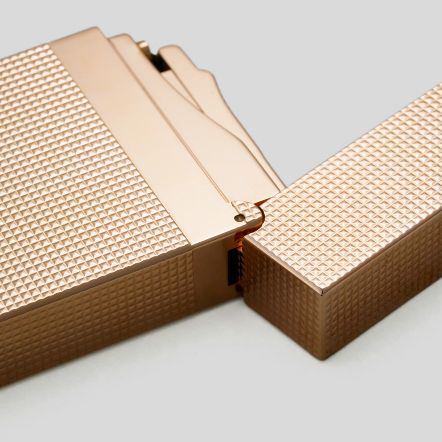 Ligne Line 2 Small Microdiam Rose Gold Lighter | S.T. Dupont Accessory | Cigar Lighter | Migratory HK | 雪茄香港 | Cigar HK