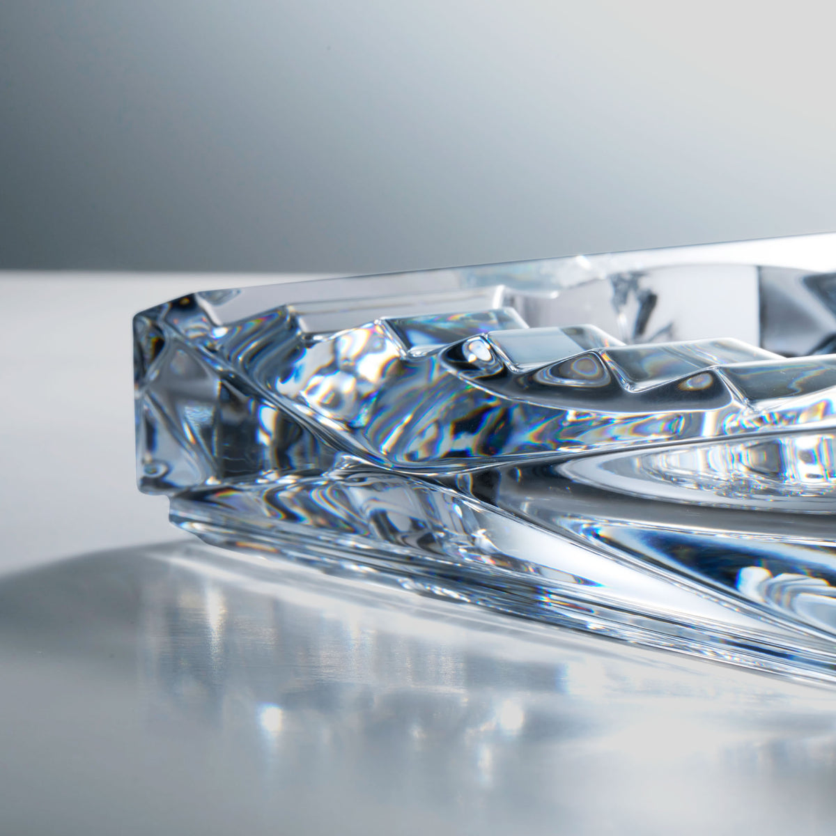 Chrome Hearts x Baccarat crystal ashtray, box open view