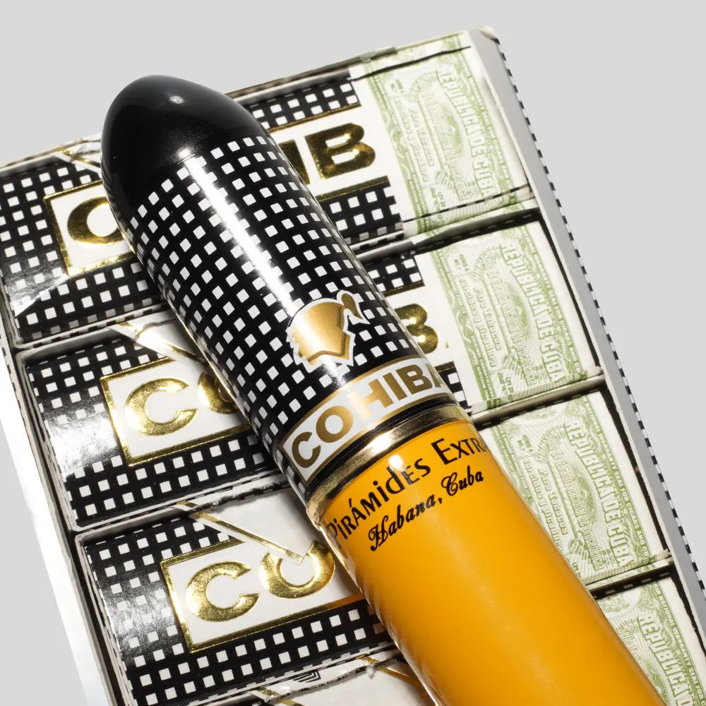 Piramides Extra Tubos Paper Box Packing | Box 15 | Cohiba cigar - HK Migratory cigars