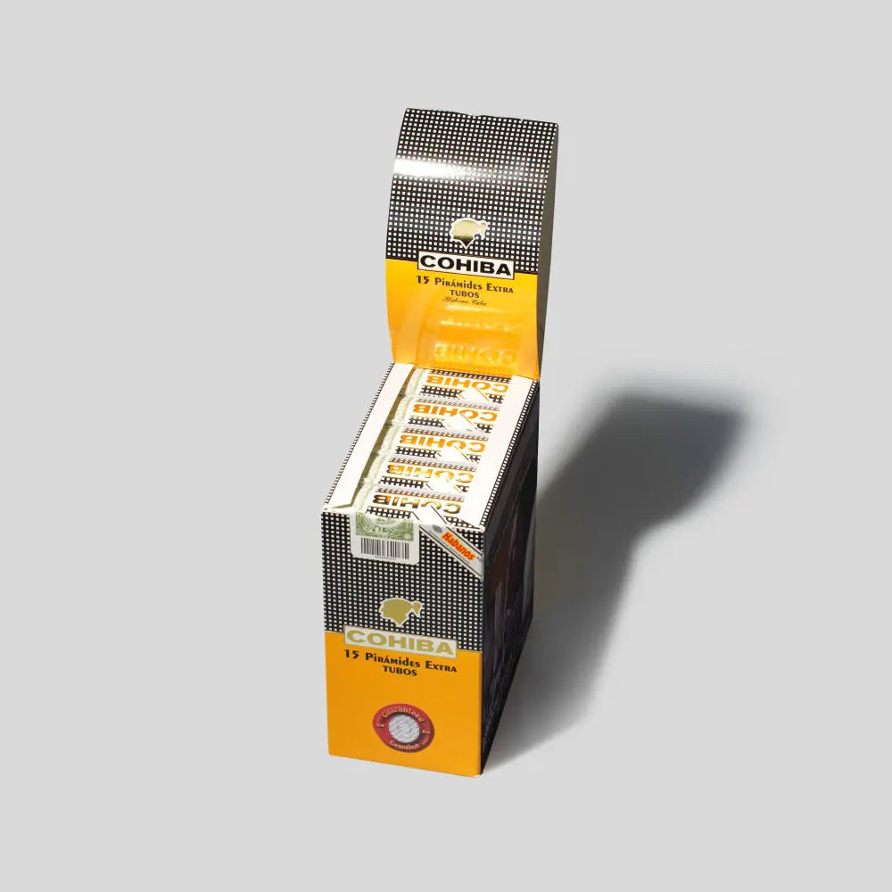 Piramides Extra Tubos Paper Box Packing | Box 15 | Cohiba cigar - HK Migratory cigars