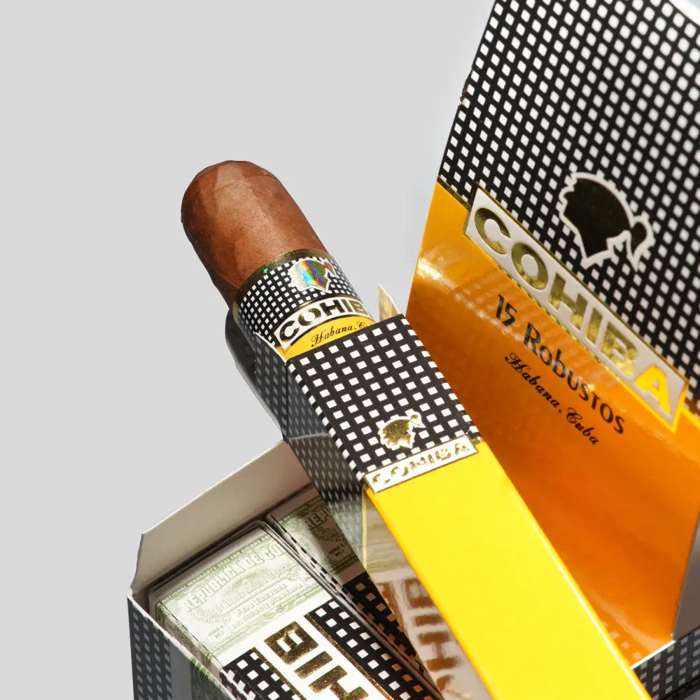 Robustos Paper Box Packing | Box 15 | Cohiba cigar - HK Migratory cigars