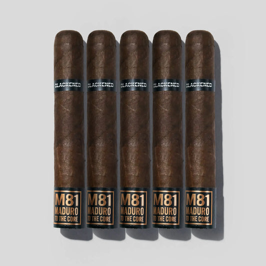 Blackened by Drew Estate Maduro to the core M81 Robusto (5 Sticks)