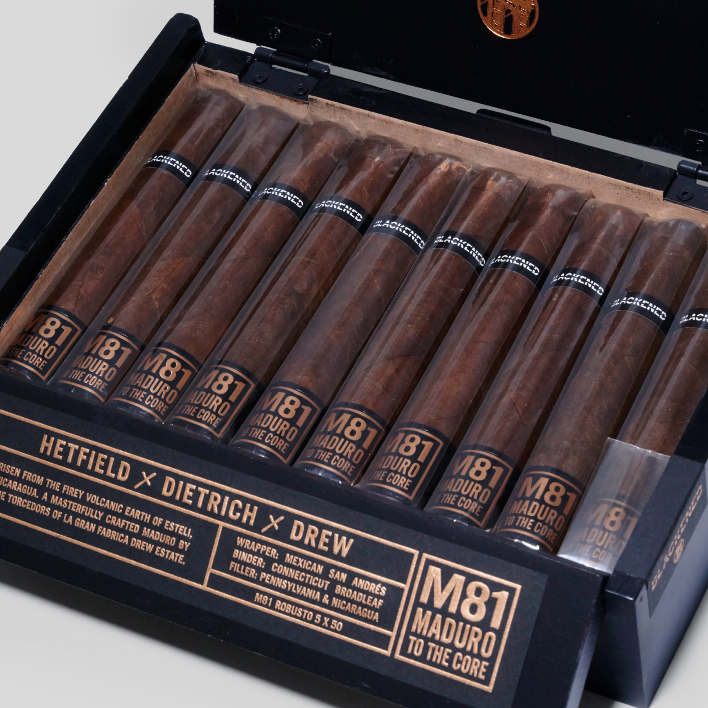 Blackened by Drew Estate Maduro to the core M81 Robusto New World Cigars Online