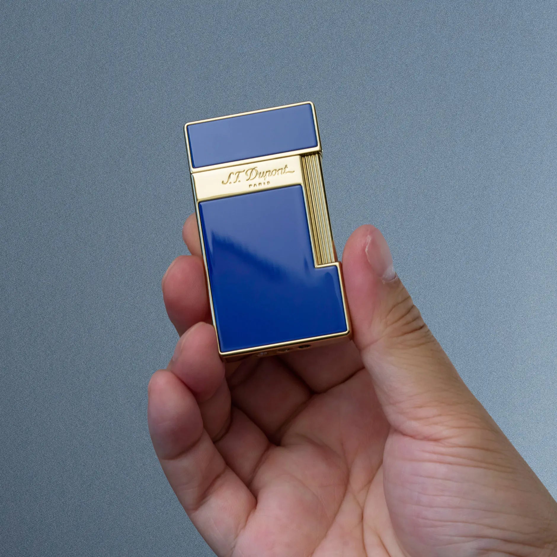 S.T. Dupont Blue Slimmy Travel Set