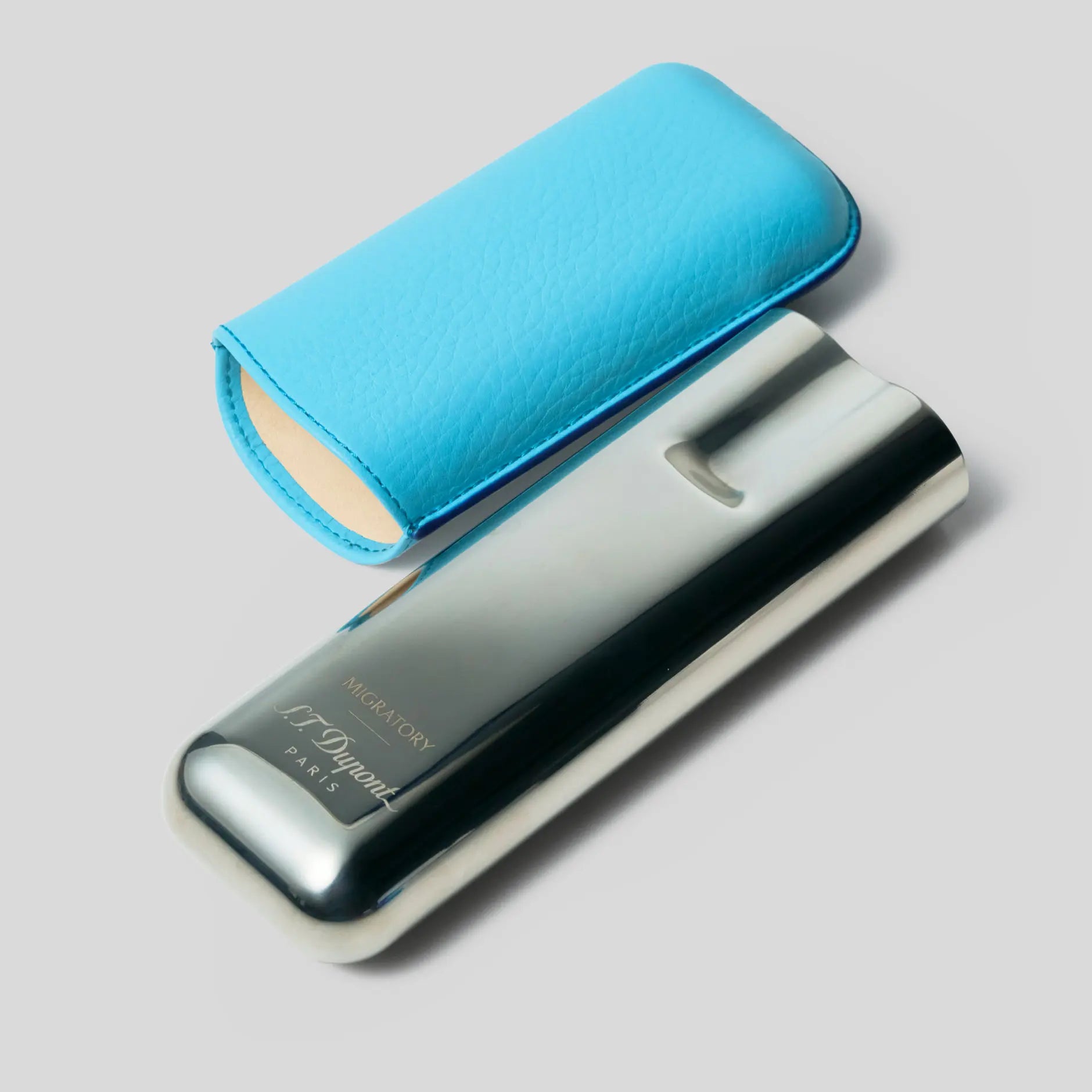 S.T. Dupont Blue Slimmy Travel Set