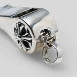 Silver Whistle Pendant Necklace