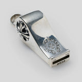 Silver Whistle Pendant Necklace