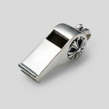Silver Whistle Pendant Necklace