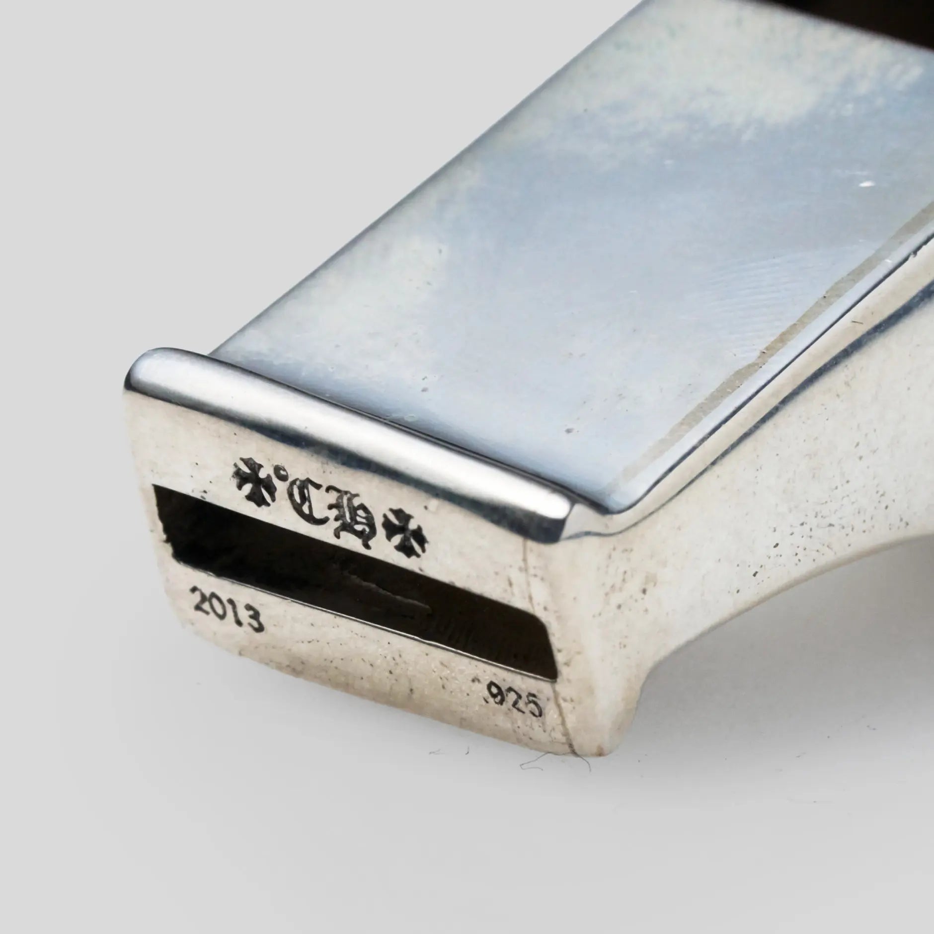 Silver Whistle Pendant Necklace