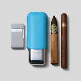 S.T. Dupont Chrome Slimmy & Cigars Set