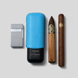 S.T. Dupont Chrome Biggy & Cigars Set