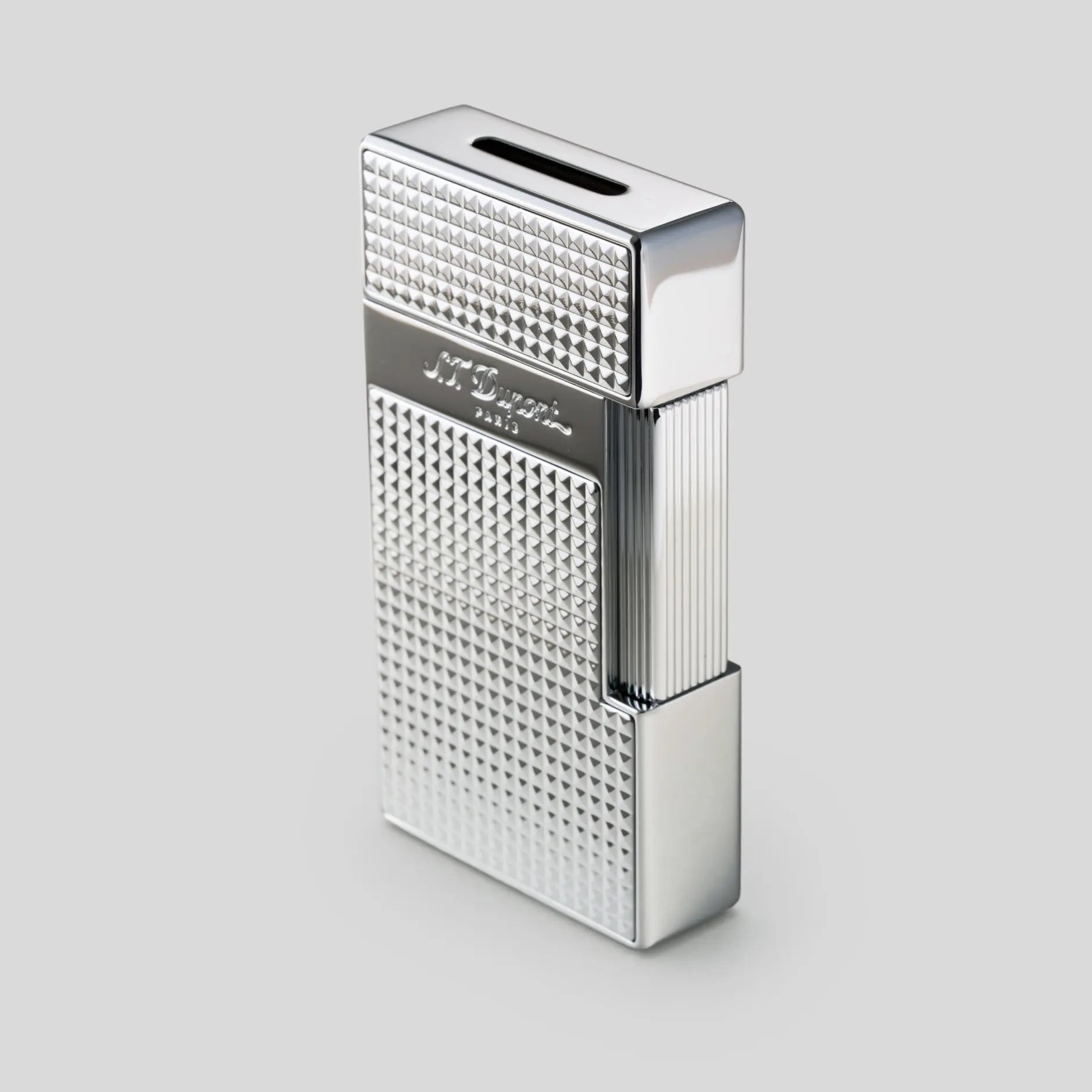 S.T. Dupont Chrome Biggy & Cigars Set