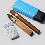 S.T. Dupont Chrome Biggy & Cigars Set