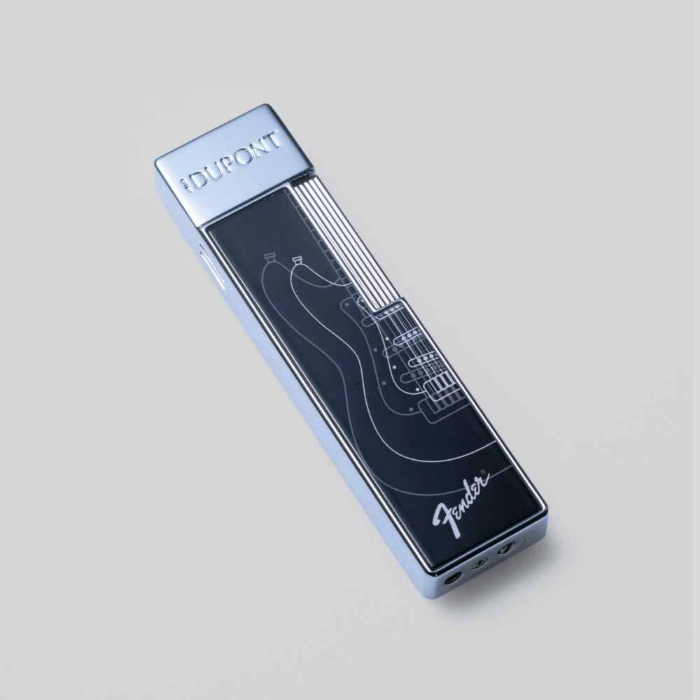 Li Twiggy Fender Black / Chrome Cigar Lighter | S.T. Dupont Accessory | Cigar Lighter | Migratory HK | 雪茄香港 | Cigar HK