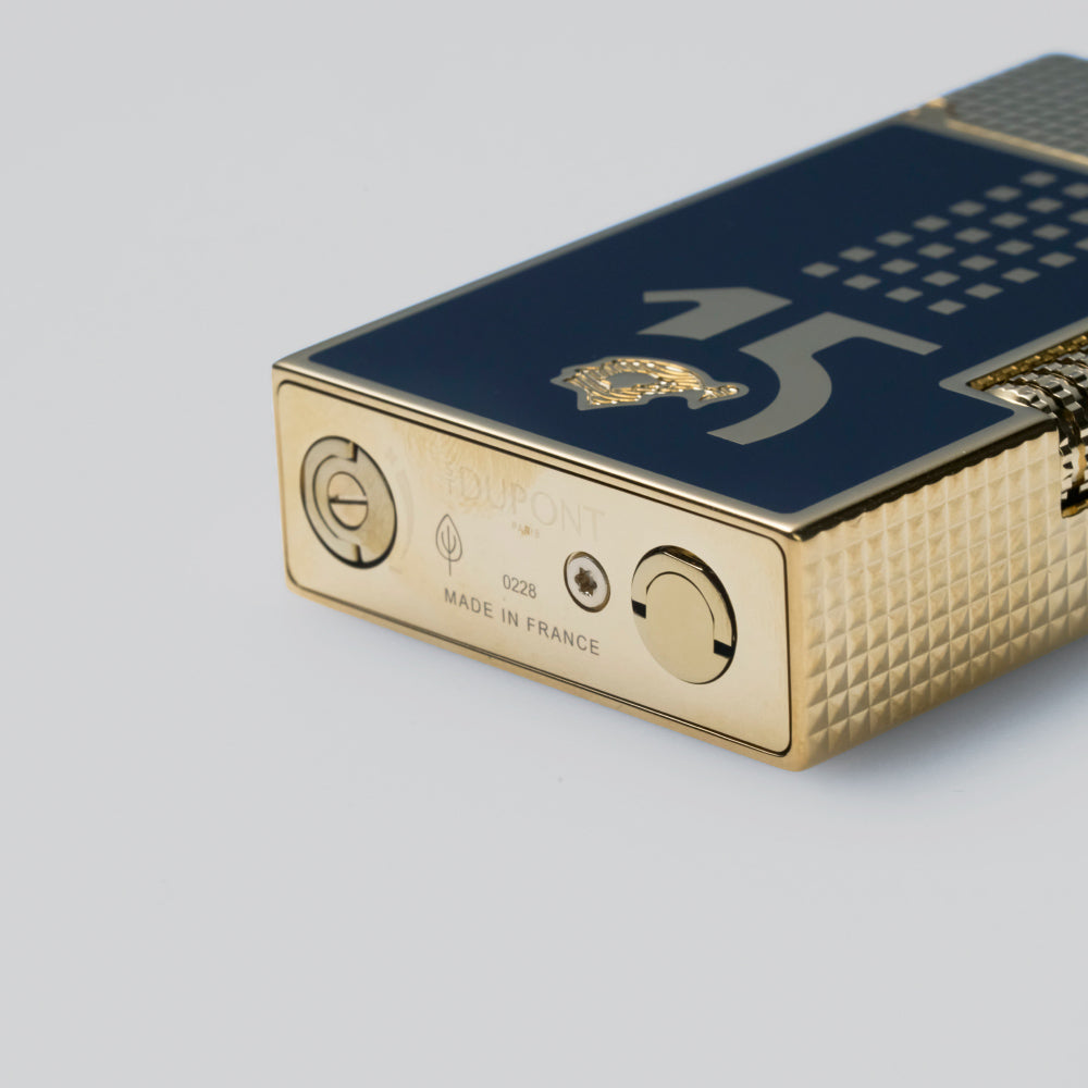 Li LE Grand Cling Behike Black / Yellow Gold Lighter