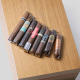 季诺Z80雪茄保湿盒天然橡木/红色&雪茄组合