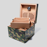 法国都彭迷彩雪茄保湿盒&雪茄组合