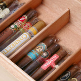 季诺Z80雪茄保湿盒天然橡木/红色&雪茄组合