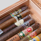 季诺Z80雪茄保湿盒天然橡木/红色&雪茄组合