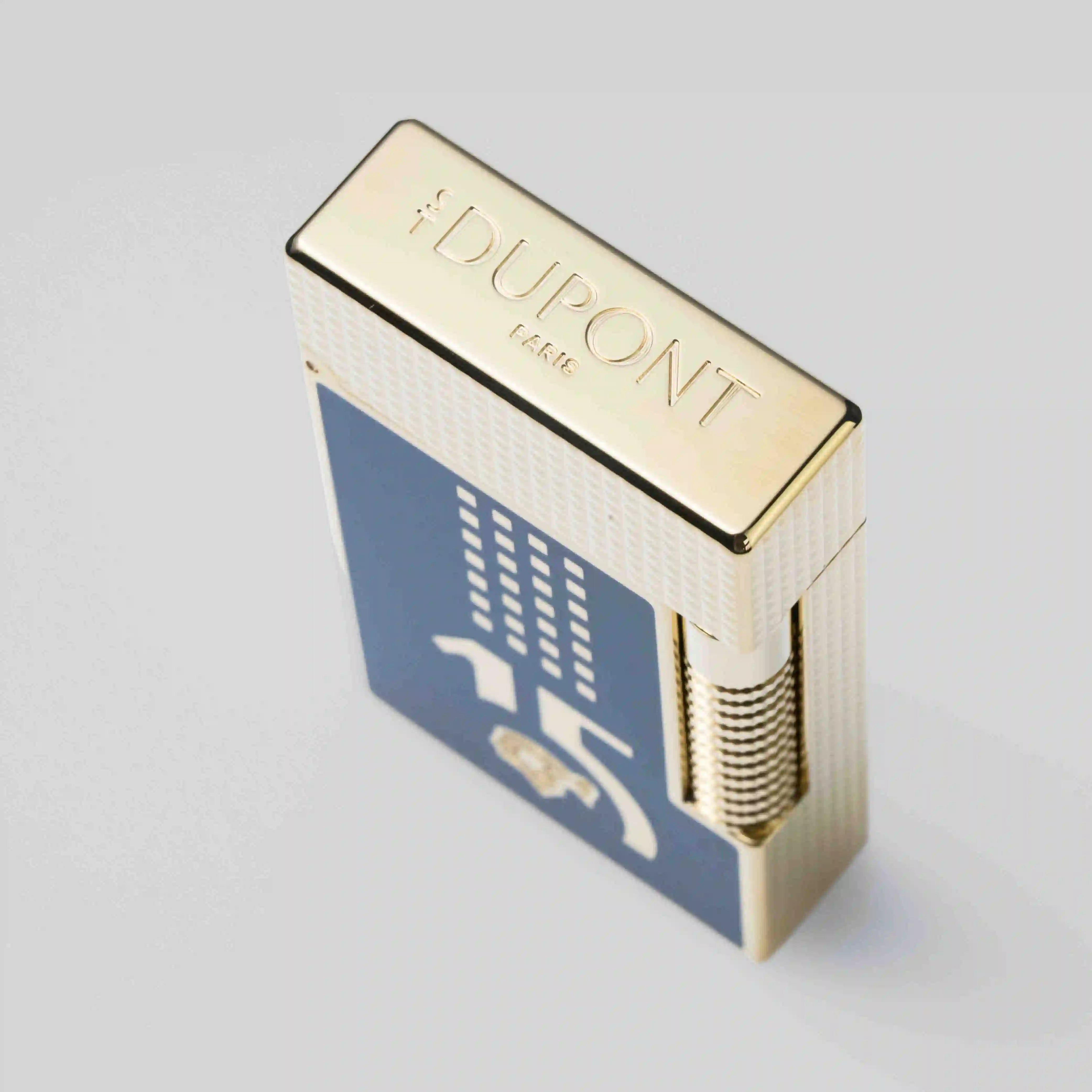 Li LE Grand Cling Behike Black / Yellow Gold Lighter