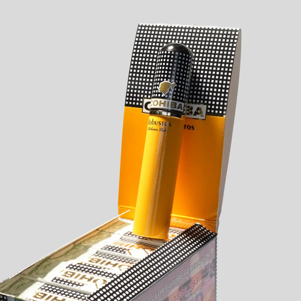 Robustos Tubos Paper Box Packing | Box 15 | Cohiba cigar - HK Migratory cigars