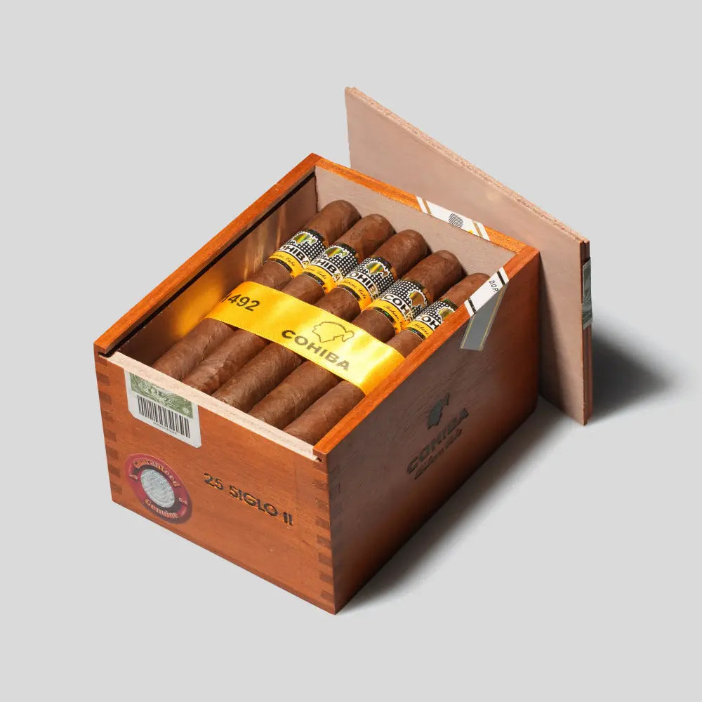 Cohiba Siglo II box of 25 — balanced medium Cuban cigar Hong Kong
