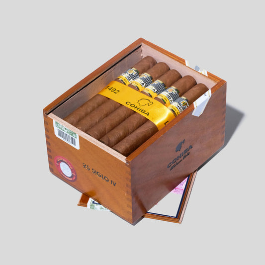 Cohiba Siglo IV box of 25 — medium-full Cuban cigar verified Habanos Hong Kong