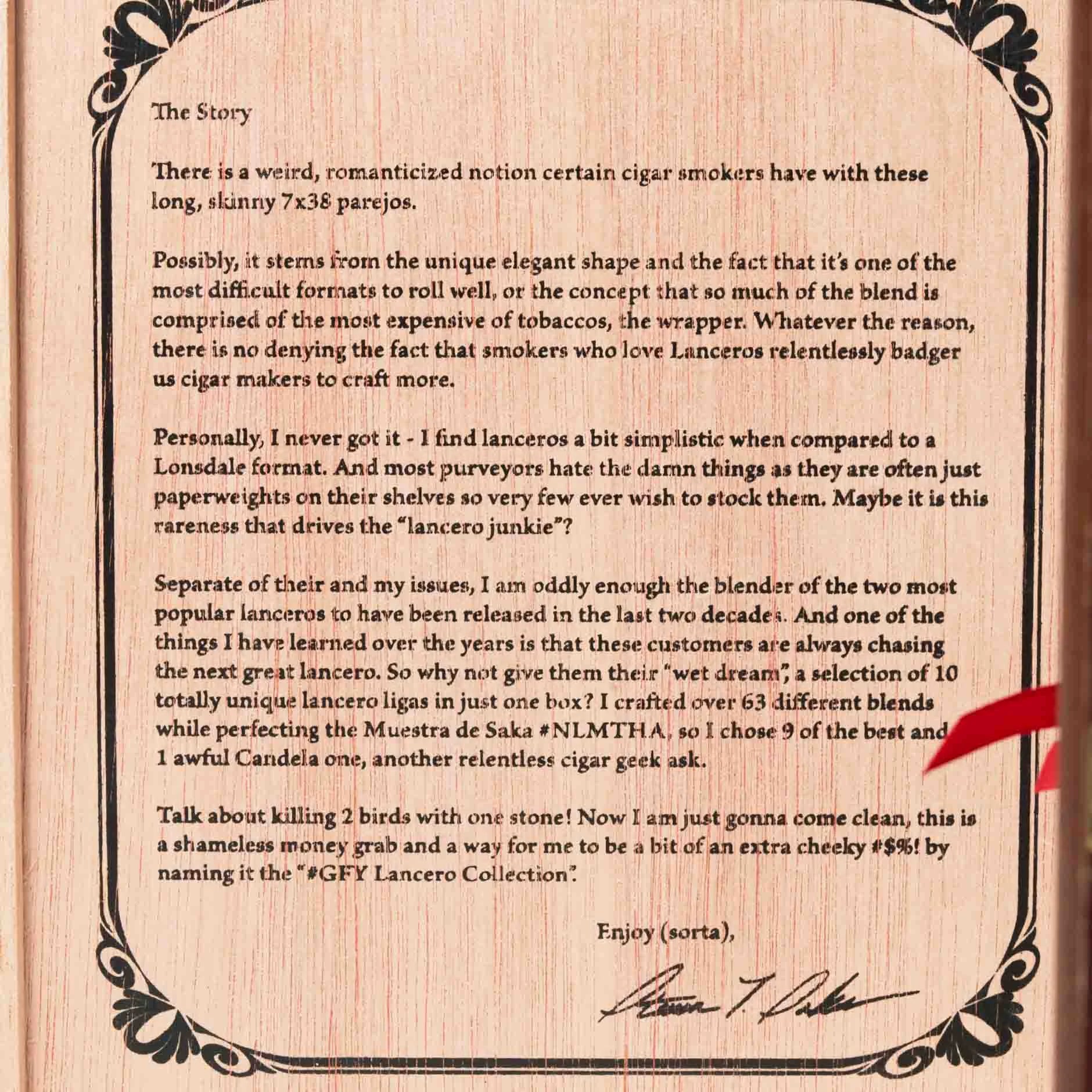 穆埃斯特拉·德·薩卡#GFY 長矛型系列