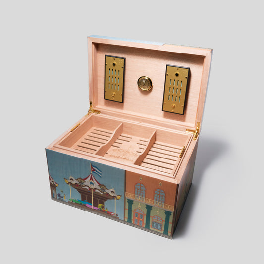 Casa Cubana Carousel Humidor Limited Edition | Elie Bleu Accessory | Humidor  | Migratory HK | 雪茄香港 | Cigar HK