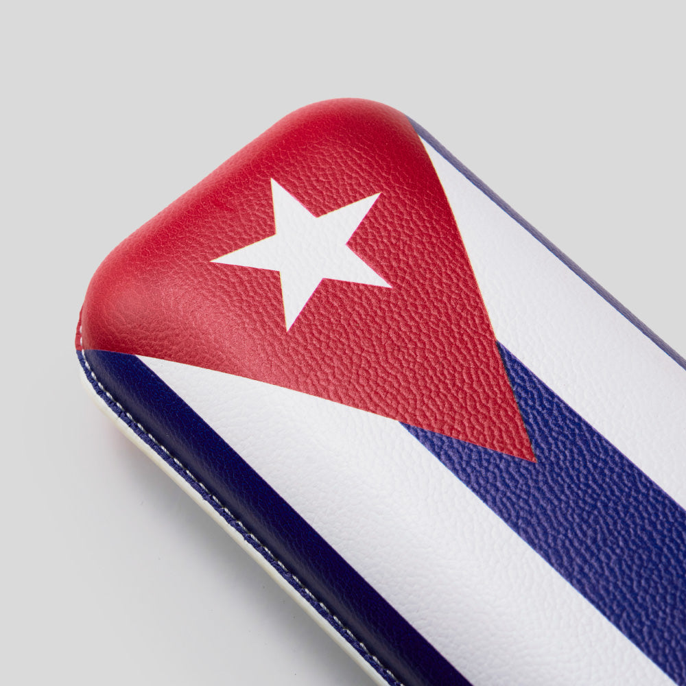 Cigar Case Cuban Flag - 2 Cigars Calibre 27 | Elie Bleu Accessory | Cigar Case  | Migratory HK | 雪茄香港 | Cigar HK