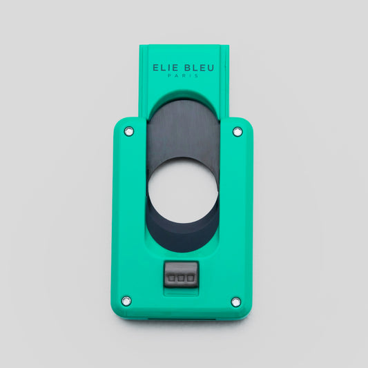 C-4 Cigar Cutter Teal W/Black IP Blade | Elie Bleu Accessory | Cigar Cutter  | Migratory HK | 雪茄香港 | Cigar HK