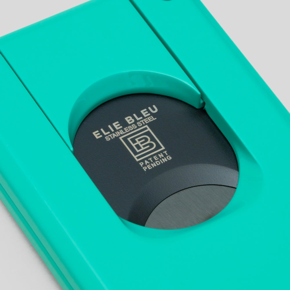 C-4 Cigar Cutter Teal W/Black IP Blade | Elie Bleu Accessory | Cigar Cutter  | Migratory HK | 雪茄香港 | Cigar HK